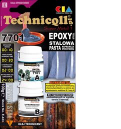 Pasta epoksydowa stalowa 100g. 7701 /Technicqll/