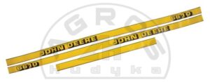 Emblemat John Deere 6610 kpl.