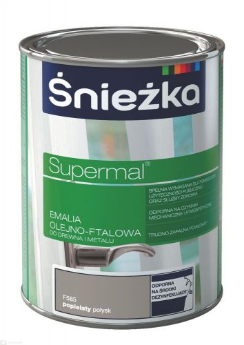 Emalia popielata 0,2l. RAL7023 F585 Supermal