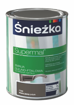 Emalia szara jasna 0,8l. RAL8016  F566 Supermal