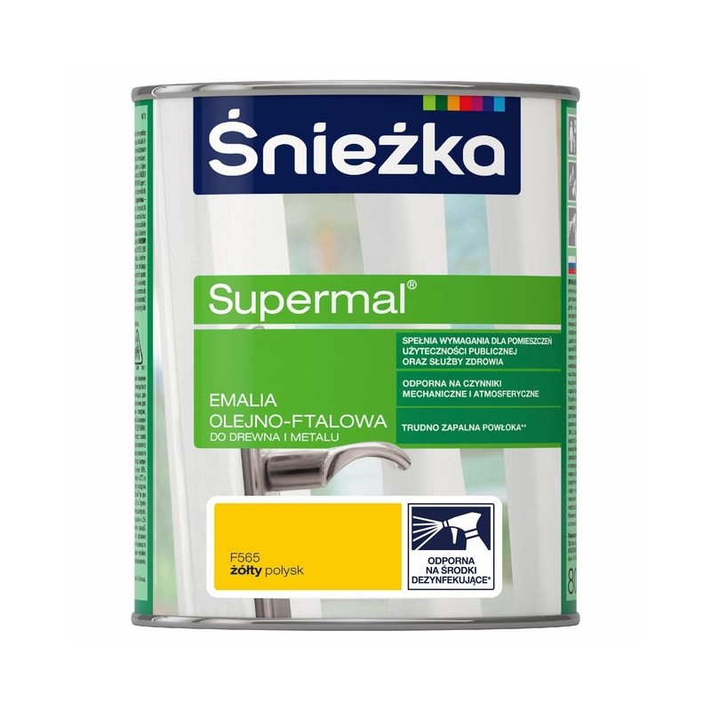 Emalia żółta 0,4l. F565 Supermal