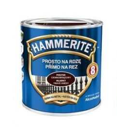 Hammerite 0,25l. brązowy ciemny połysk