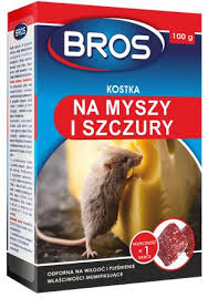 Kostka na myszy i szczury 100g. Bros