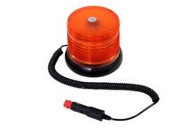 Lampa ostrzeg-kogut LED 12/24V magnes 160x125mm