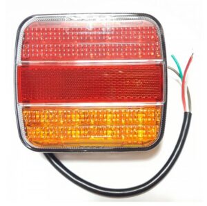 Lampa tylna zespolona LED 12/24V 105*95 pom-czerw