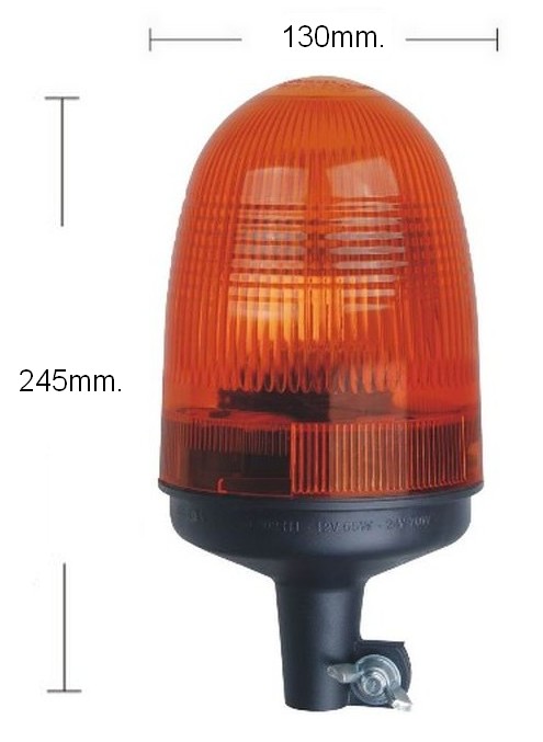 Lampa ostrzeg-kogut LED 12/24V trzpień