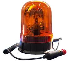 Lampa ostrzeg-kogut 12V na magnes (tania)