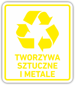 Naklejka na kosz 15*13cm. TWORZYWA SZTUCZNE
