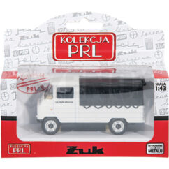 Zabawka samochód Żuk biały /PRL/