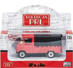 Zabawka samochód Żuk czerwony /PRL/
