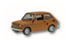 Zabawka Fiat 126P brązowy /PRL/