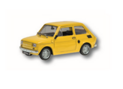 Zabawka Fiat 126P żółty /PRL/