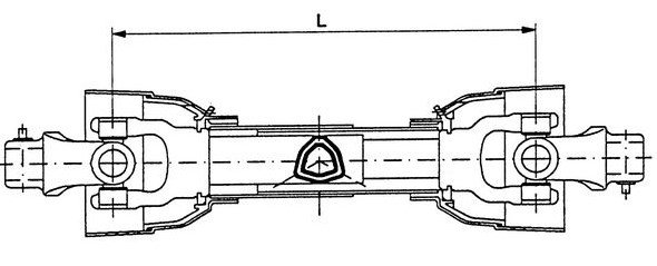 Wał PTO 560mm 460Nm /Gopart/ - obrazek 2