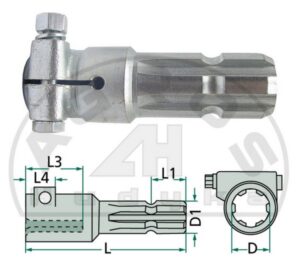 Redukcja PTO 1 3/8" 21-fr.wew 1 3/8" 6-fr.zew