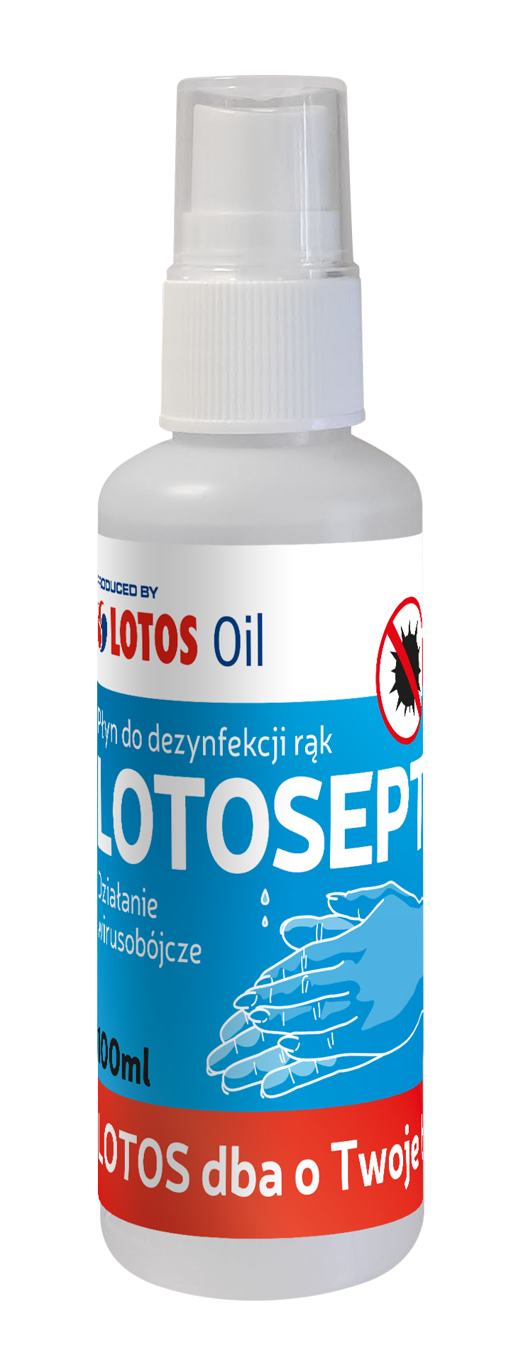 Środek do dezynfekcji rąk 100ml. XXX