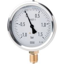 Manowakuometr glicerynowy 1/2" -1/+3 fi-100