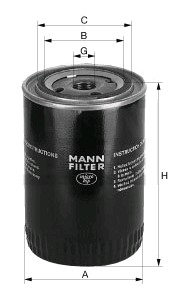 Filtr oleju W 950/18 /Mann Filter/