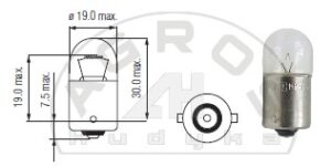 Żarówka 24V 5W BA15s XXX