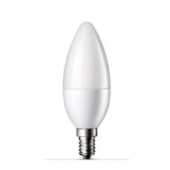 Żarówka LED E14 6W 230V świeca biała ciepła LL