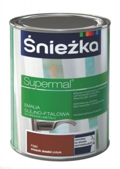 Emalia orzech średni 0,2l. RAL8002 F560 Supermal