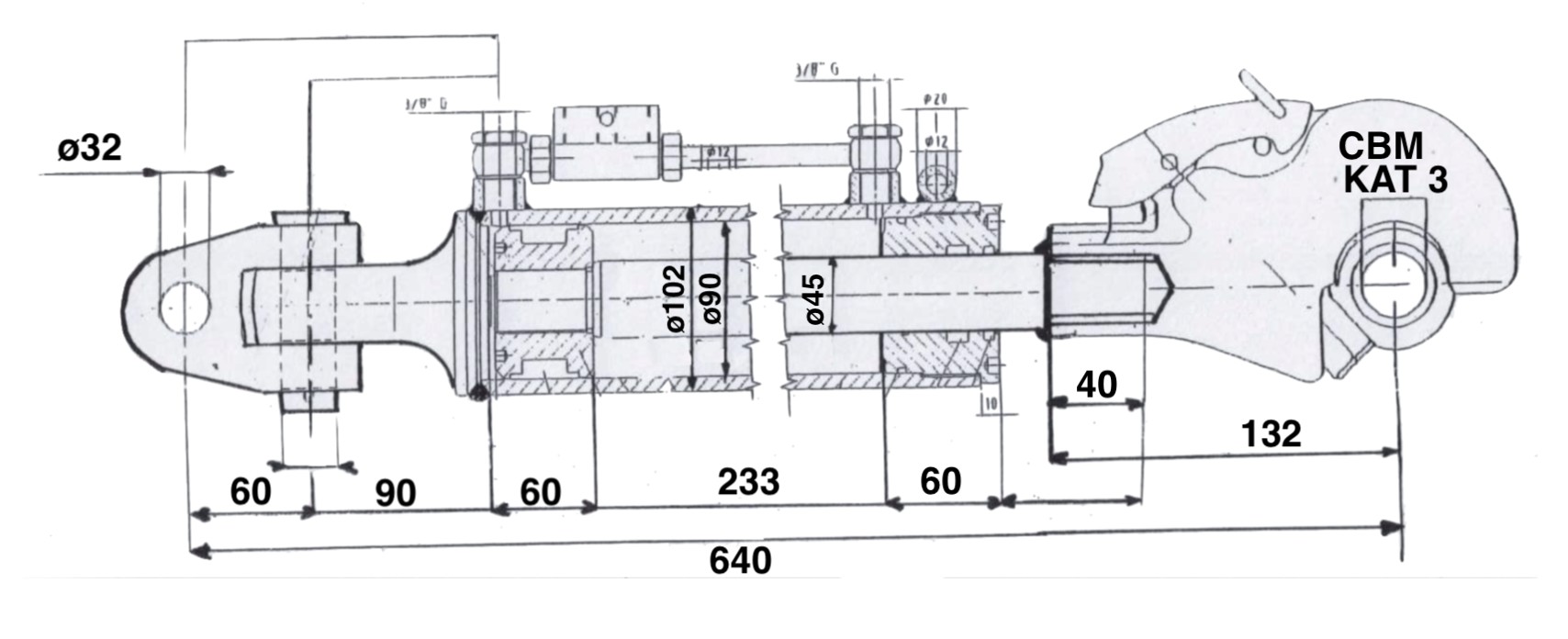 Łącznik centralny hydrauliczny KAT-3 - obrazek 2