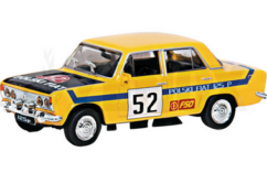 Zabawka samochód Fiat 125p Rally żółty /PRL/