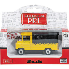 Zabawka samochód Żuk żółty /PRL/
