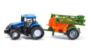 Zabawka traktor New Holland z opryskiwaczem /Siku/