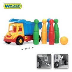 Zabawka Multi Truck wywrotka + kręgle /Wader/ XXX