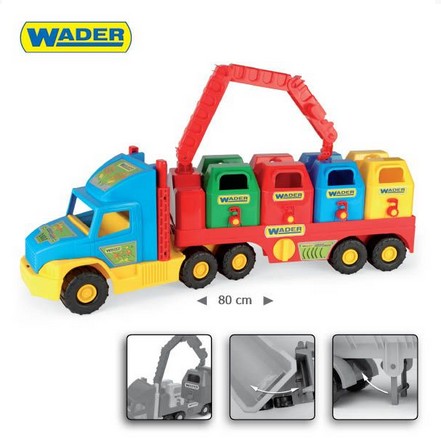Zabawka Super Truck śmieciarka /Wader/ XXX