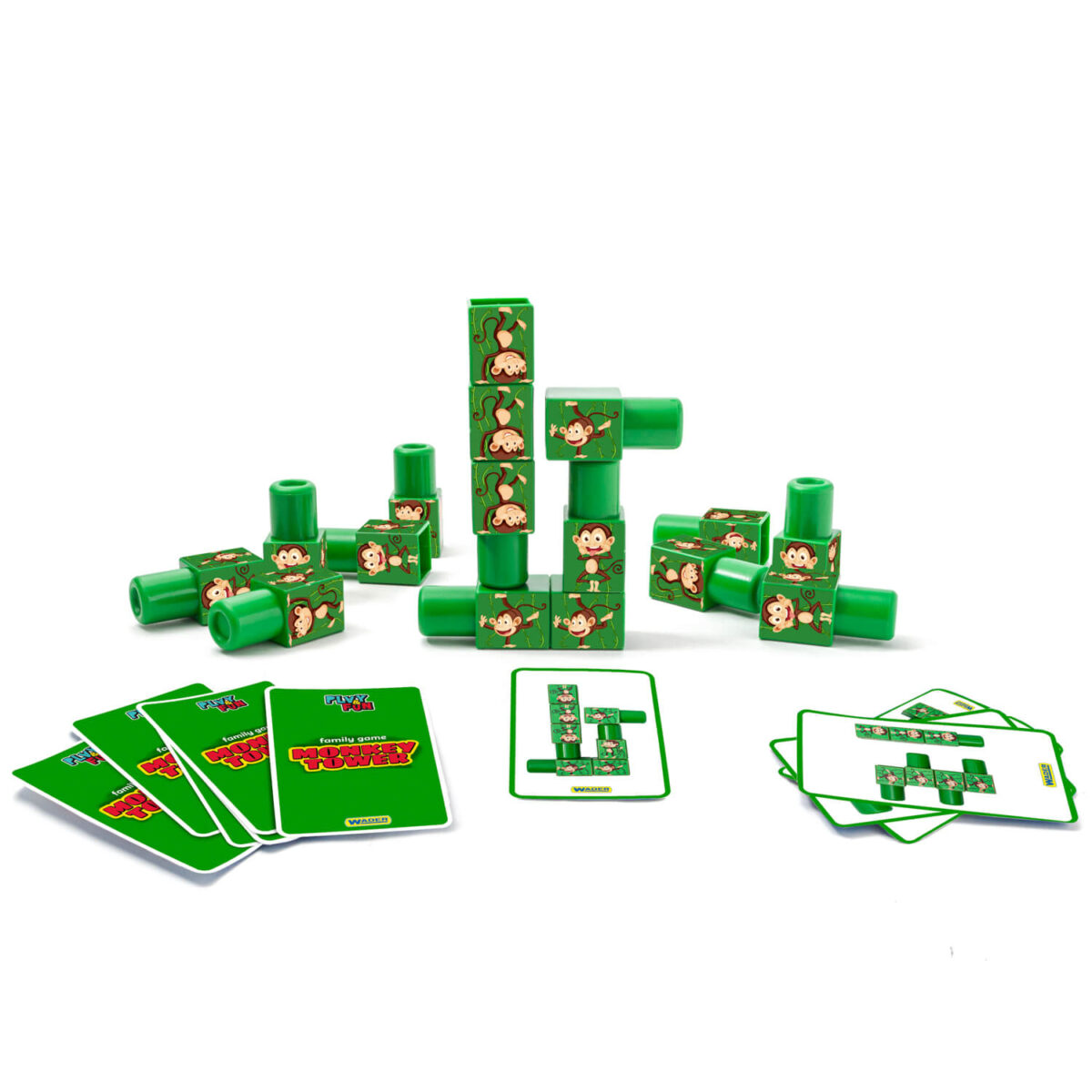 Zabawka gra Wieża Małpek Play&Fun /Wader/ XXX - obrazek 2