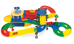 Zabawka Kid Car 3D garaż z trasą 5,5m. /Wader/