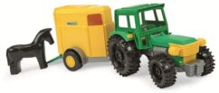 Zabawka traktor farmer z przyczepą na konia /Wader