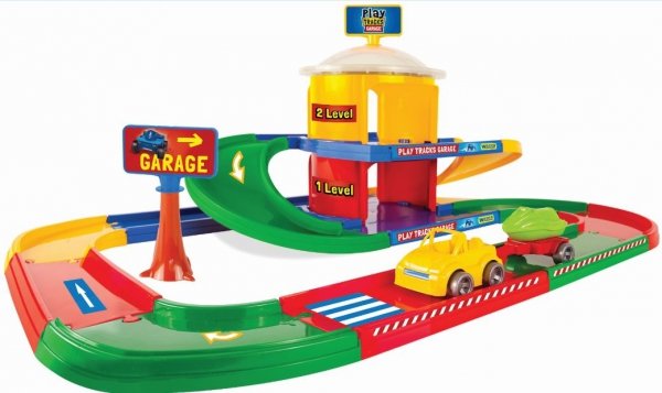 Zabawka Garaż 2-poziomowy Play Trucks /Wader/ XXX - obrazek 2