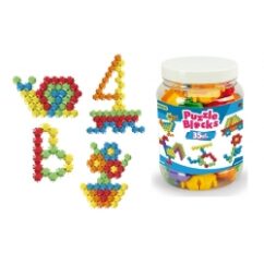 Zabawka klocki puzzle w słoiku 35el./Wader/