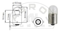 Żarówka 12V 5W BA15s (op-10szt)