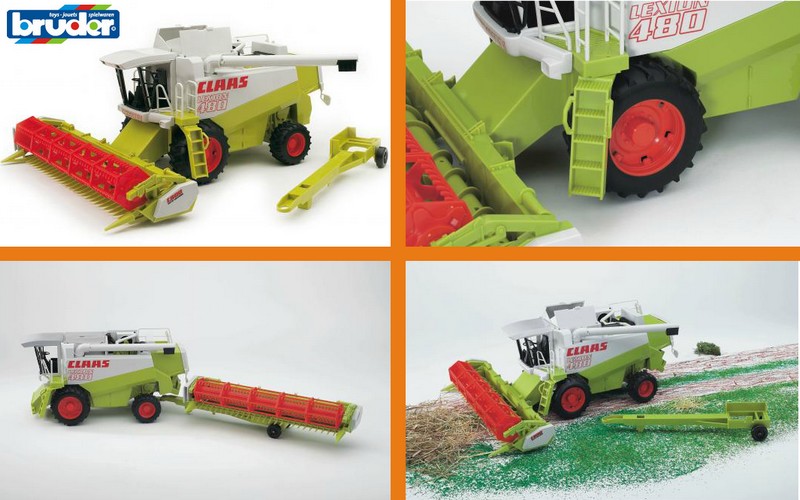 Zabawka kombajn Claas Lexion 480M - obrazek 2