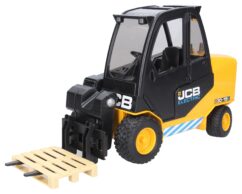 Zabawka wózek JCB Teletruk z paletą XXX