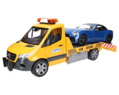 Zabawka samochód laweta MB Sprinter + Roadster