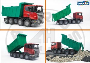 Zabawka samochód wywrotka Scania