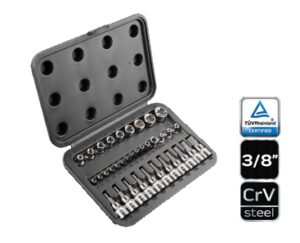 Zestaw bitów torx 3/8" 34cz. Neo