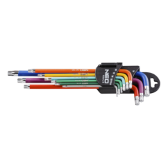 Kpl. kluczy torx T10-T50 9cz. kolorowe Neo