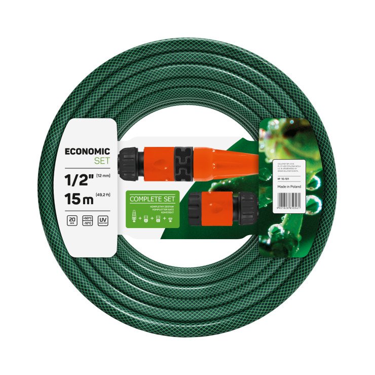 Wąż ogrodniczy 3/4" 20mb. +końcówki econ Cellfast - obrazek 2