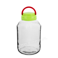Słój 4l. z plastikową zakrętką Biowin