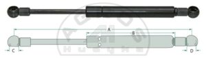 Siłownik gazowy L-250/115 350N drzwi Case