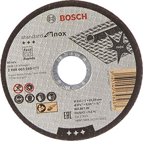 Tarcza 115 1,0*22 metal standart Bosch
