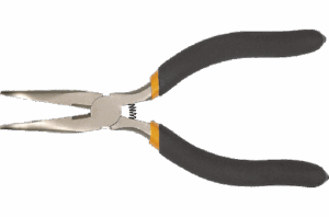 Szczypce precyzyjne wydłuż. wygięte 130mm. Topex