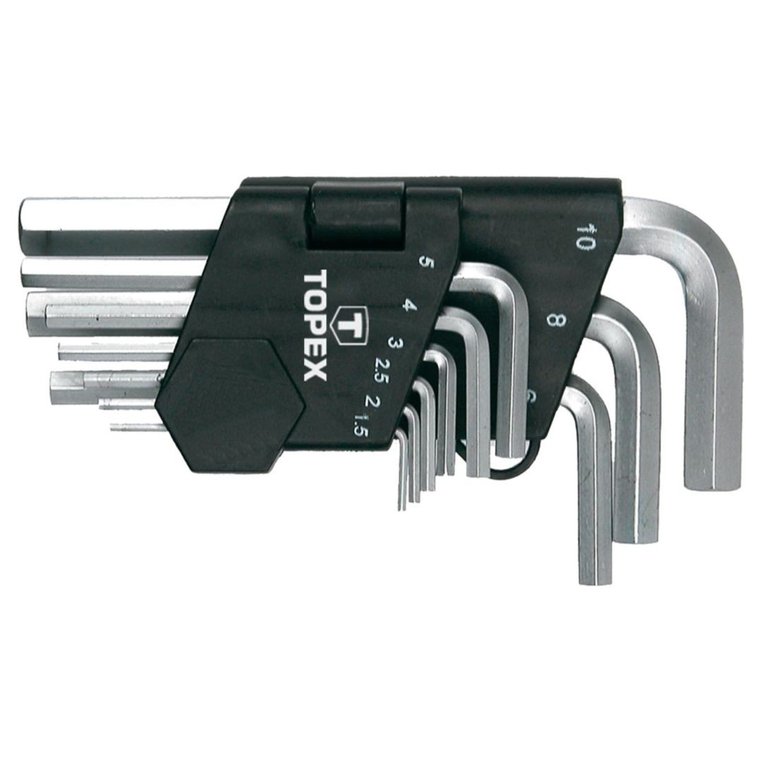 Kpl. kluczy imbusowych 9cz. 1,5-10mm. Topex *PK
