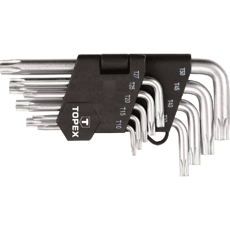 Kpl. kluczy torx T10-T50 9cz. Topex