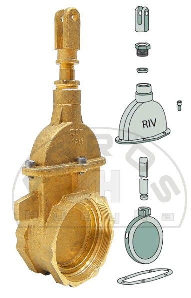 Zasuwa 5" 2xgwint zewnętrzny 3-bar /RIV/